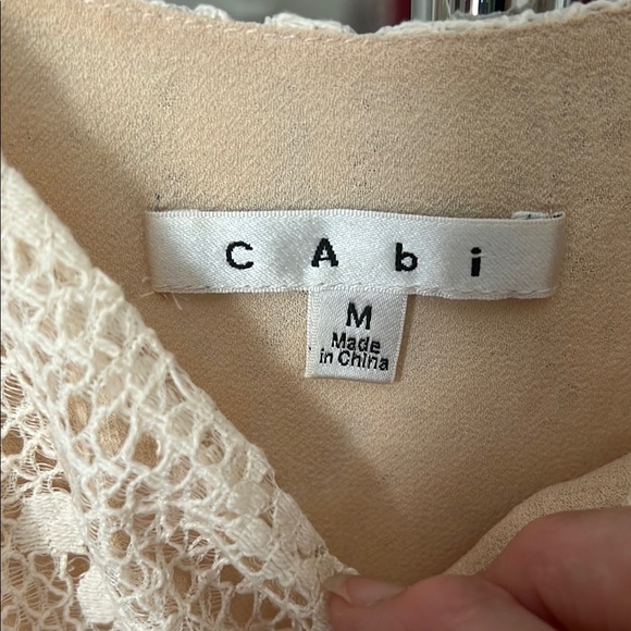 CAbi Cream Embellished Sleeveless Camisole Top - Picture 4 of 6
